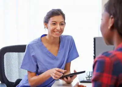 What happens during the nurse consultation?